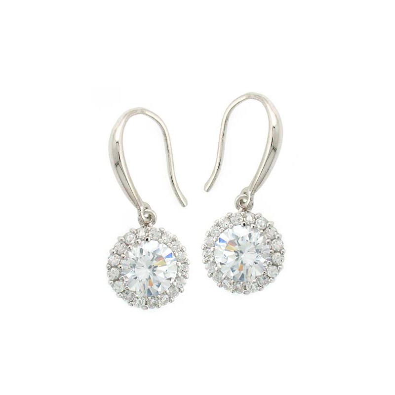Classic Round Drop Earrings