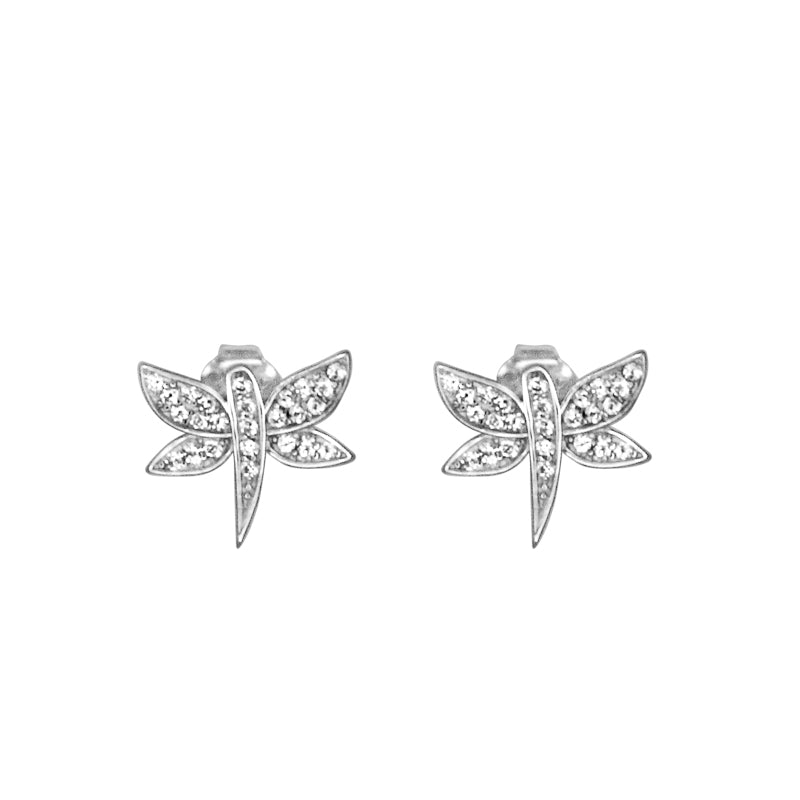 Silver Dragonfly Stud - $57.00 RRP