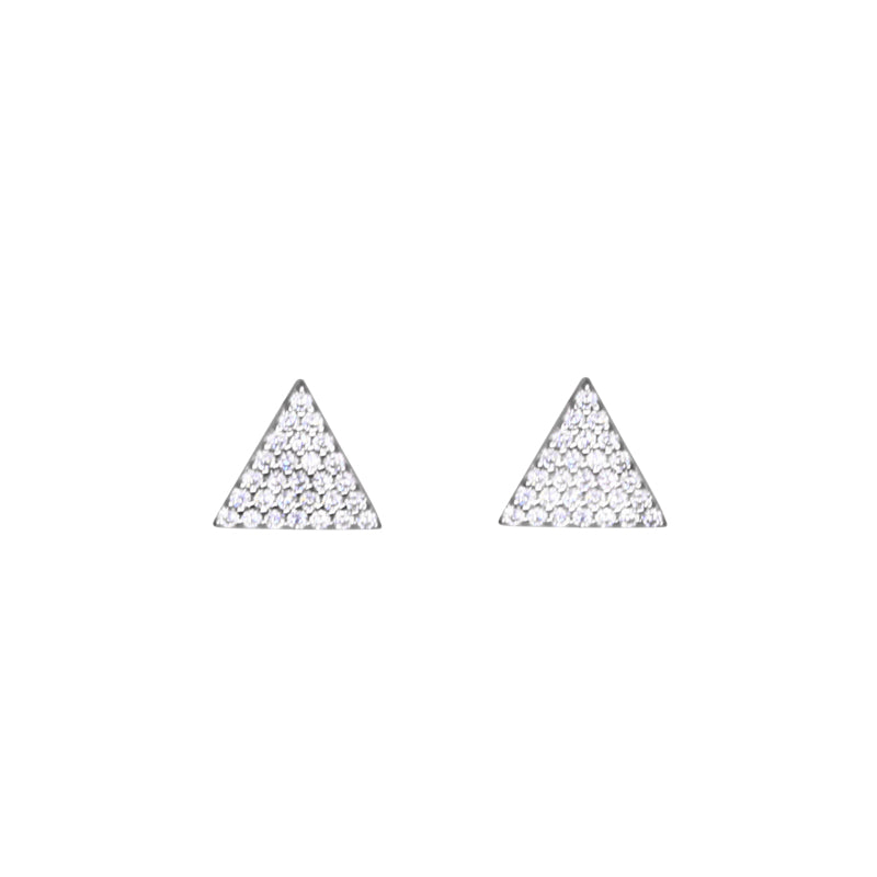 Triangle Crystal Earrings - $65.00 RRP