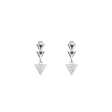 3 Triangle Drop Earrings - $46.00 RRP