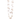 White Pearl Double Strand Necklace - 120cm