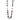 Cloudy Quartz & Silver Pearl Necklace - 125cm