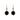 Onyx Single Drop Earrings