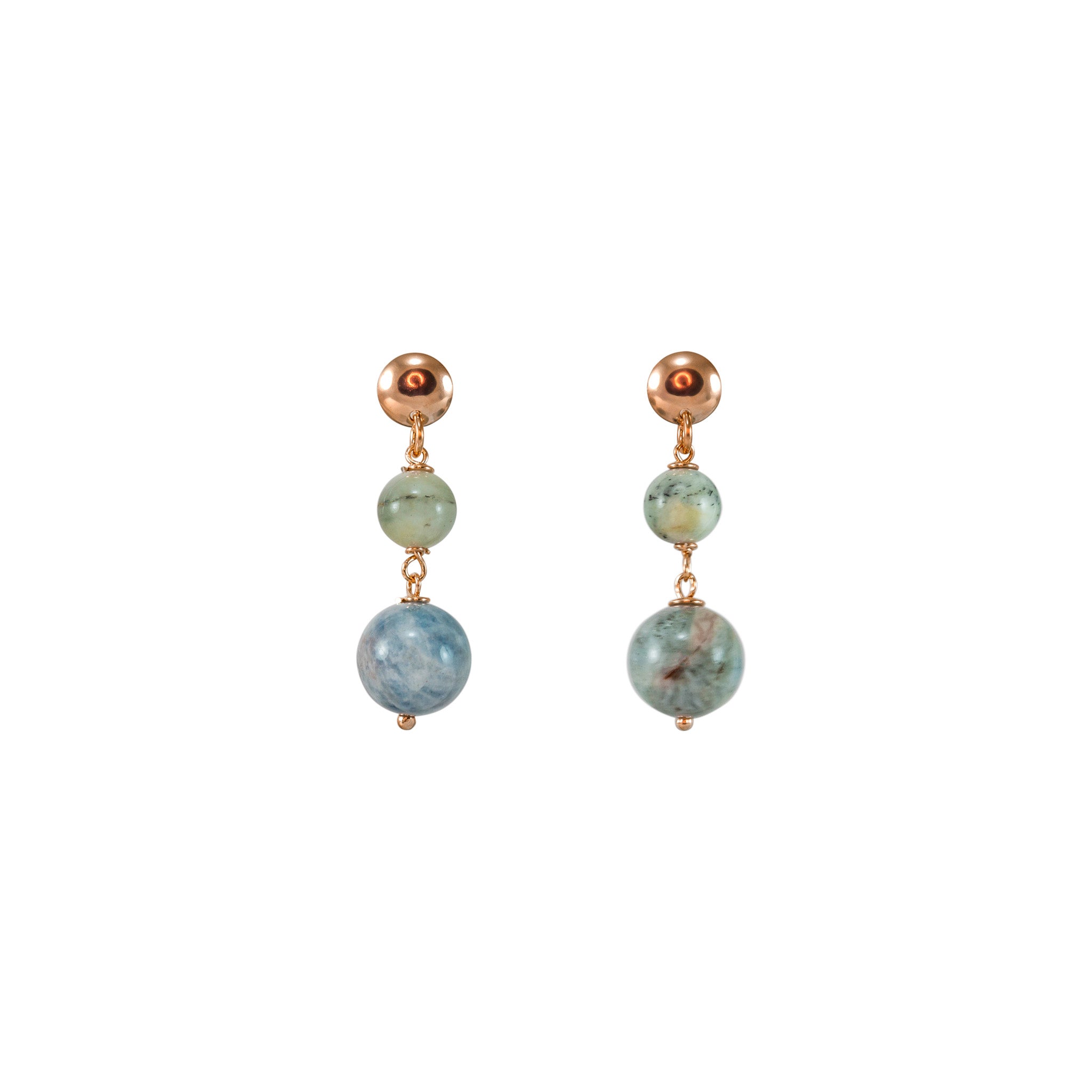 Morganite Double Drop Earrings