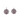Filigree Fume Crystal Flower Earrings