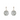 Pearl & Rose Gold Circle Drop Earrings