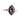 Small Dark Blue Crystal Ring