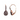 Extended Crystal Teardrop Earrings