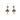 Clear Crystal Fleur De Lis with Teardrop Pearl
