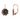Black Flower Earrings