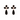 Black Triple Drop Earrings - $257 RRP