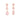 Pink Stone Triple Drop Earrings - $229 RRP