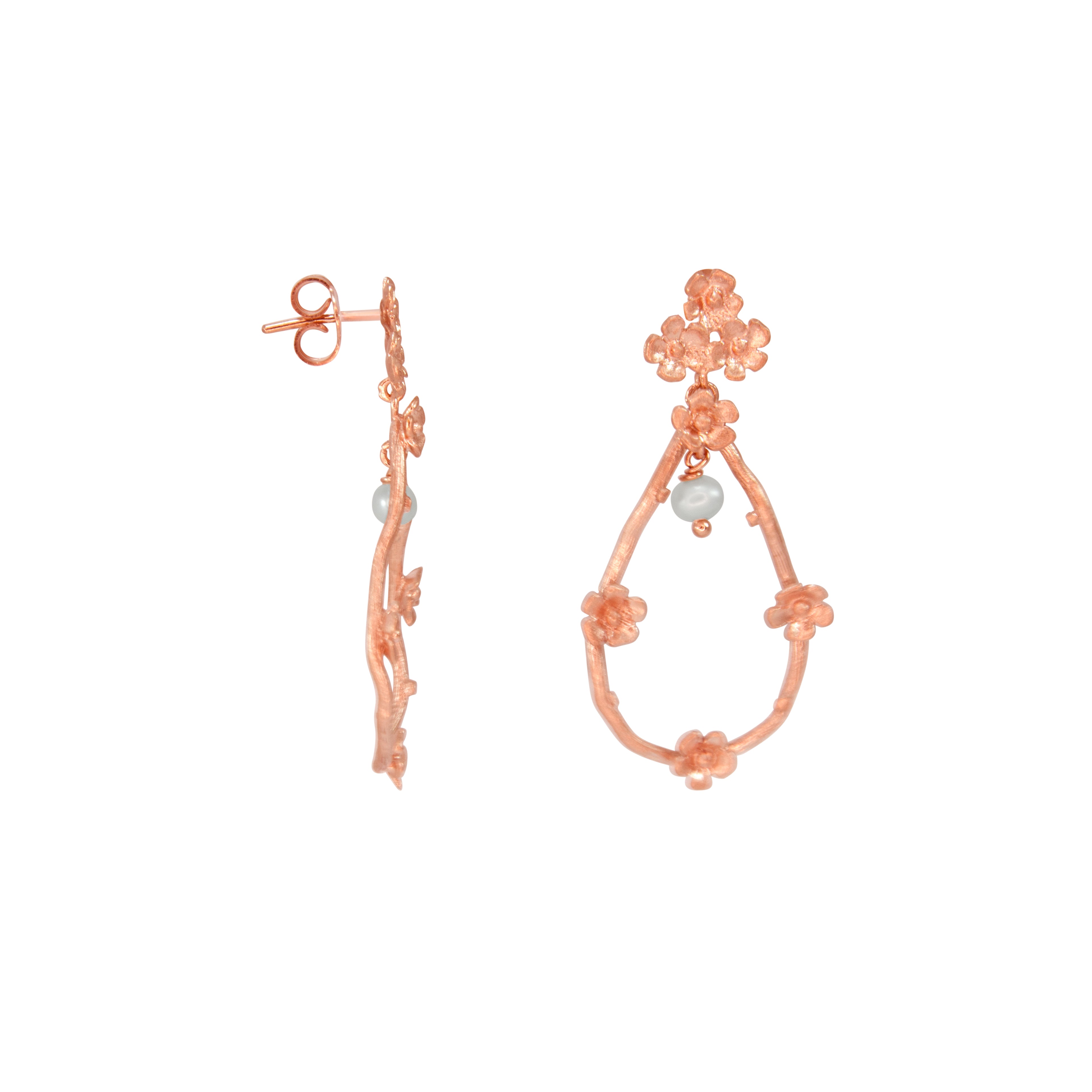 Daisy Chain Teardrop Earrings