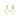 Daisy Chain Teardrop Earrings - Yellow Gold - $208 RRP
