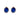 Blue Gemstone Stud Earrings - $114 RRP