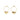 Gold Three Leaf Hoop on Stud - $257 RRP