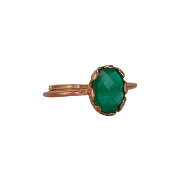 Green Gemstone Ring - $88 RRP