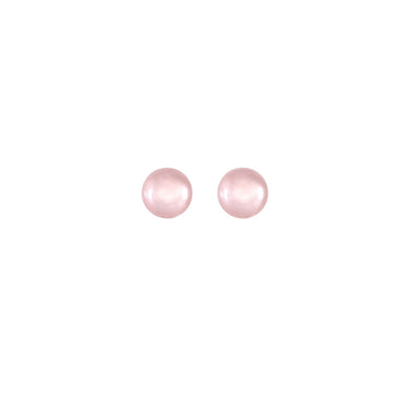 Pink Pearl Stud Earrings (Small)