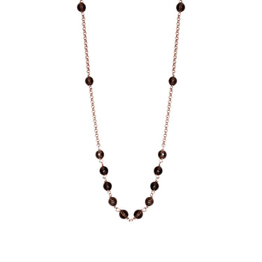 Small Smoky Quartz Necklace - 100cm