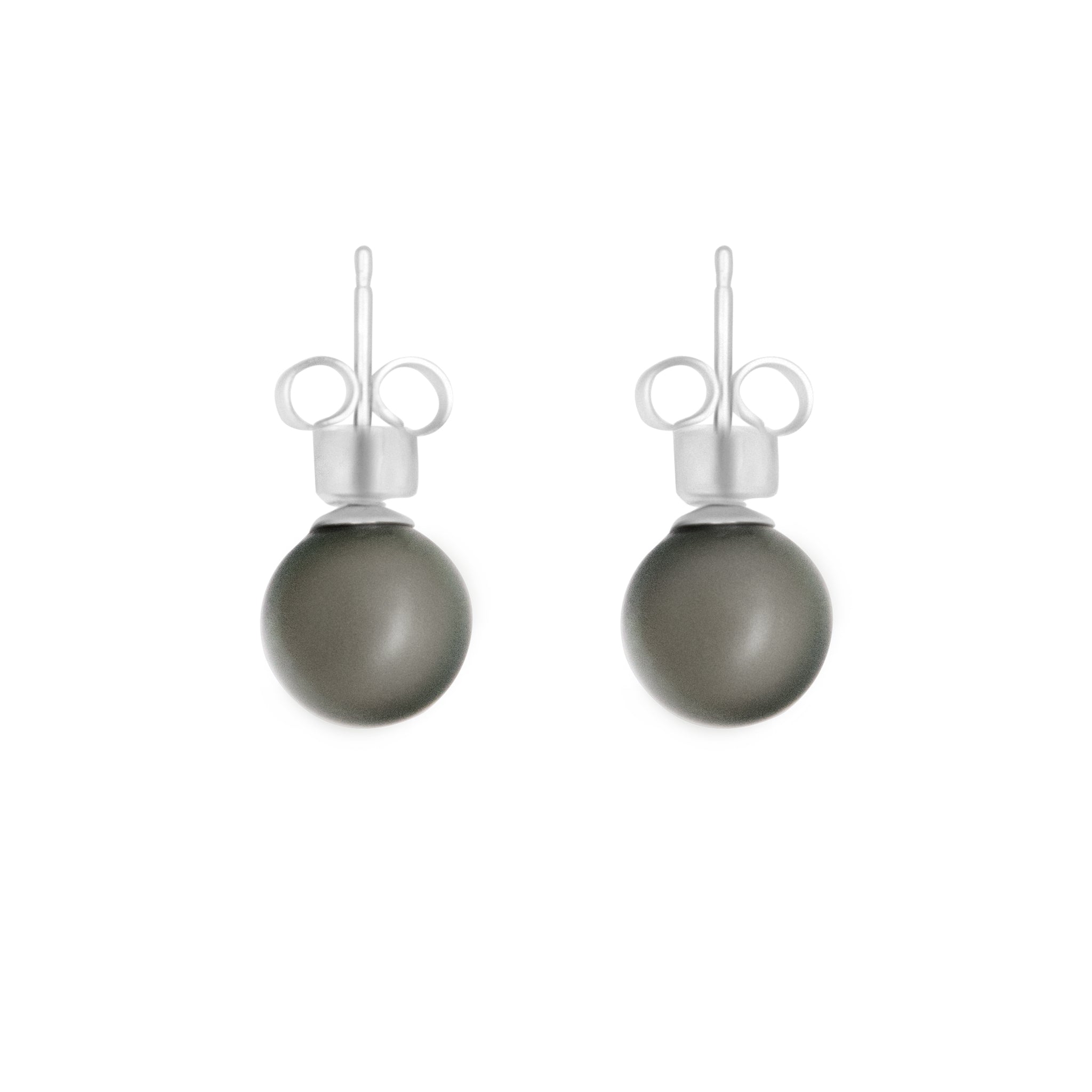 Tahitian Black Pearl Earrings (Large) - $391 RRP