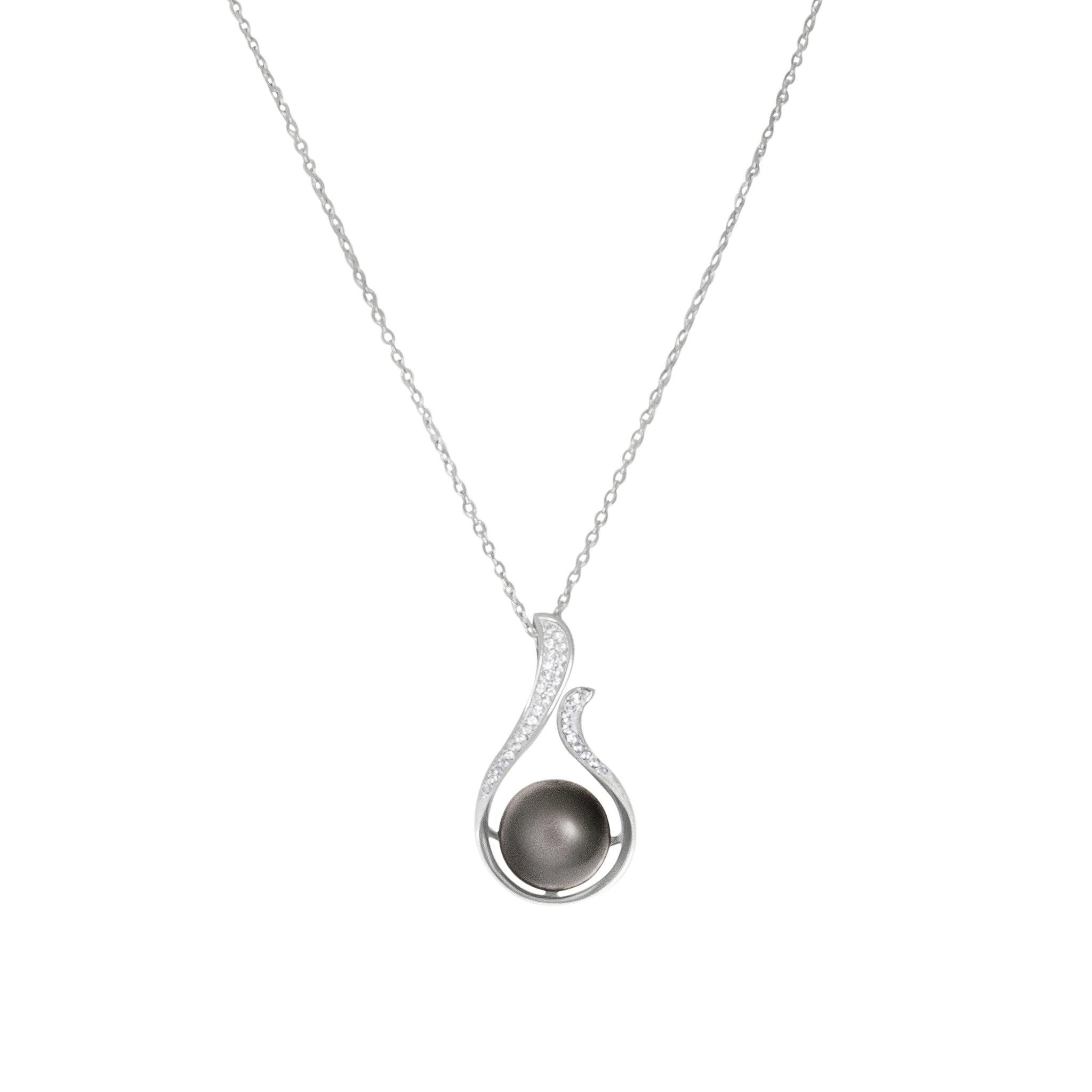 Tahitian Black Pearl Pendant - $342 RRP